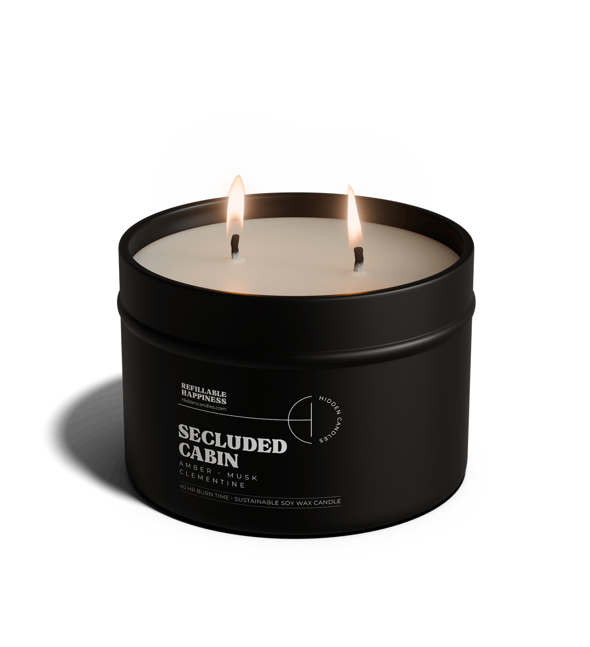 Secluded Cabin Candle 10.6 oz – Bergamot, Cedarwood & Smoked Amber