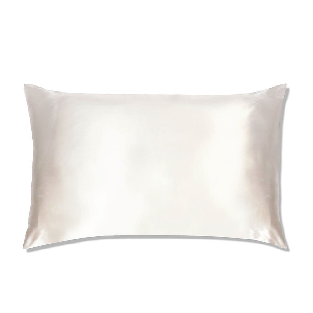 Sleep Happy 100% Mulberry Silk Pillow Case - Ivory